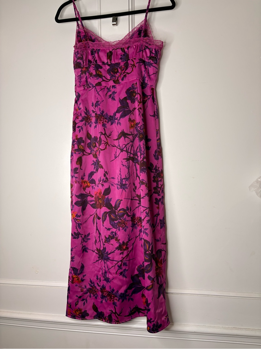 Urban outfitters Audrey Lace flora Slip midi Dress size small - Picture 10 of 14